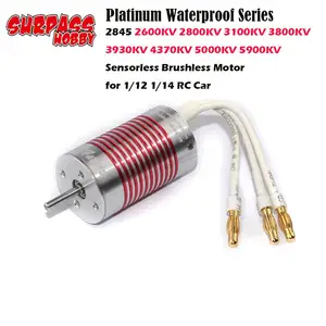 platinum waterproof 2845 2600kv 2800kv 3100kv 3800kv 3930kv 4370kv 5000kv 5900kv brushless motor for 112 114 rc car part free global shipping