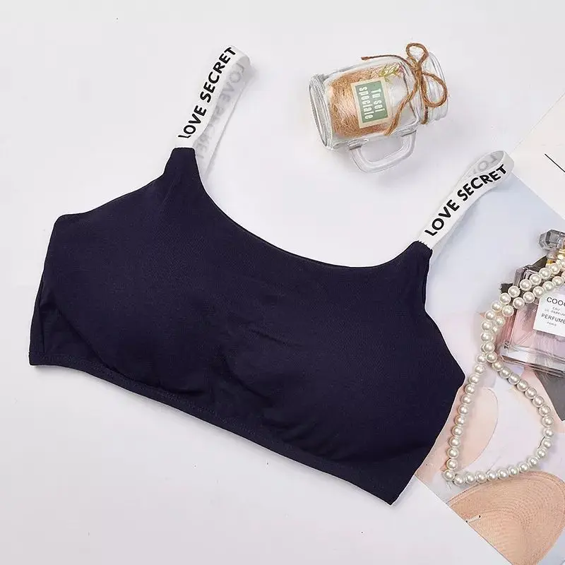 Тренировочный бюстгальтер для девочек тонкий без косточек модное удобное нижнее