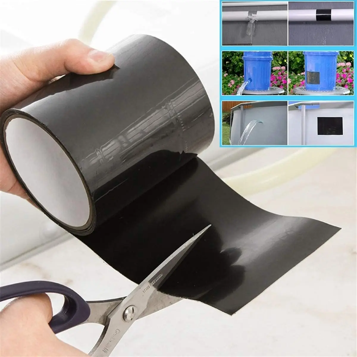 

150cm Super Strong Waterproof Tape Stop Leaks Seal Repair Tape Performance Self Fix Tape Fiberfix Adhesive Insulating Duct Tape