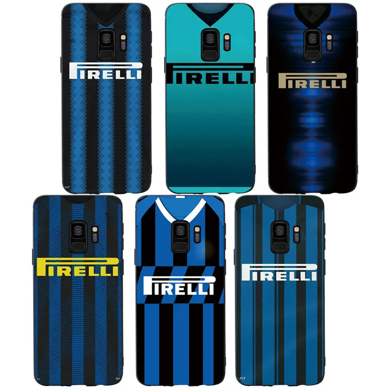 Футбольный Чехол В миланском стиле силиконовый чехол для телефона Samsung Galaxy S6 S7 edge