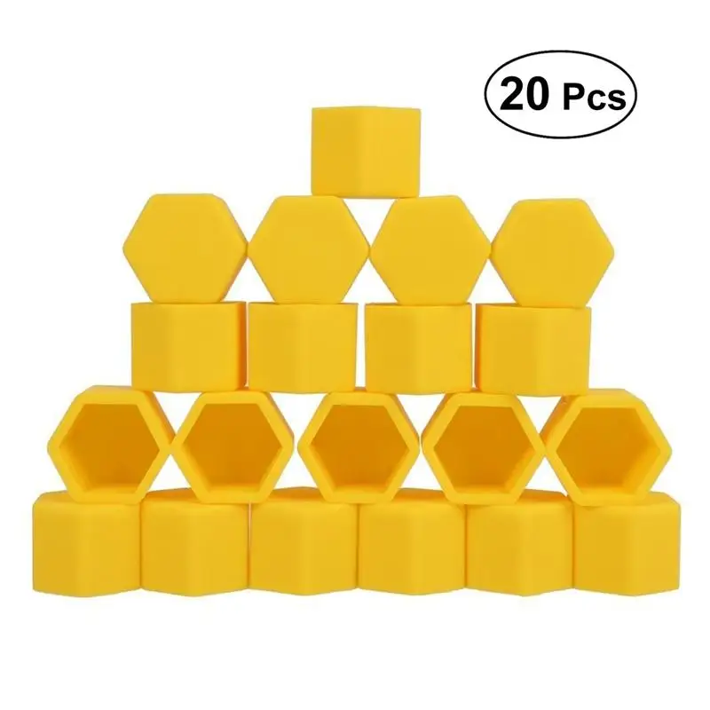 Колпачки для колесных дисков 20 шт. силиконовое колесо дюйма винтовая защита 17 мм |