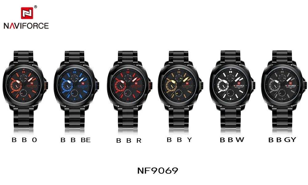 NAVIFORCE Мужские кварцевые часы лучший бренд военные спортивные часы мужские водонепроницаемые часы из нержавеющей стали с календарем Relogio Masculino