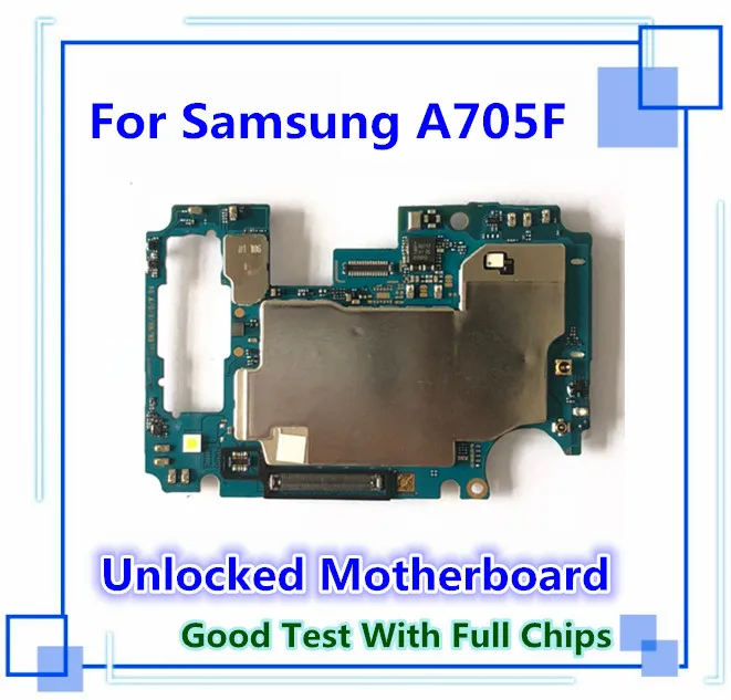 Оригинальная материнская плата Replac для Samsung Galaxy A70 A705GN/A705GM/A705F с тестовым чипом