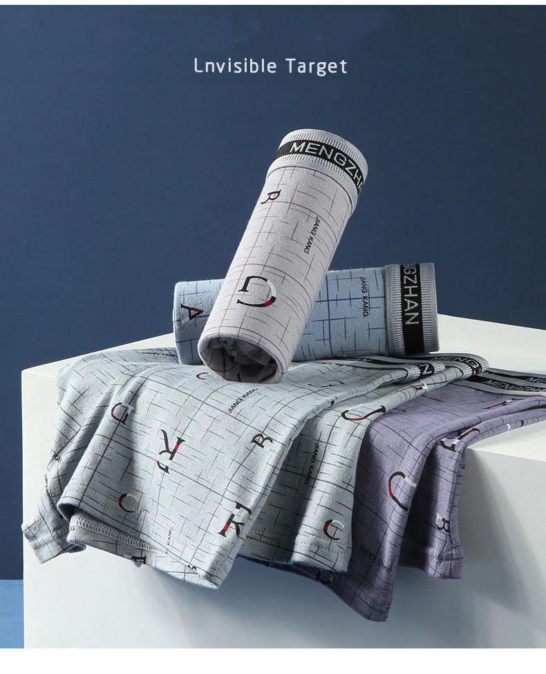 High Quality Cotton Underpants Mens Boxing Suit Mens Underpants Mens Family Boxing Underpants Mens Underpants Mens