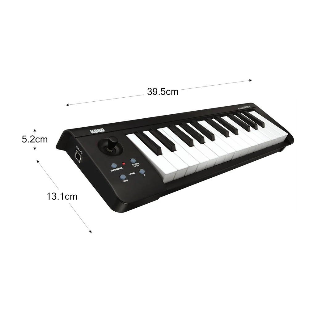 KORG microKEY-25 MIDI Контроллер 25-ключ контроллер клавиатуры компактный USB для iPhone / iPad Mac