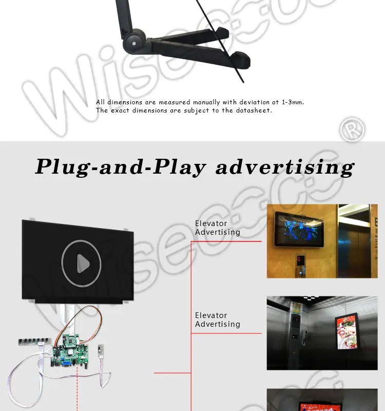 Buy 15.6 inch LCD IPS display 1920*1080 FHD antiglare pc with VGA controller driver