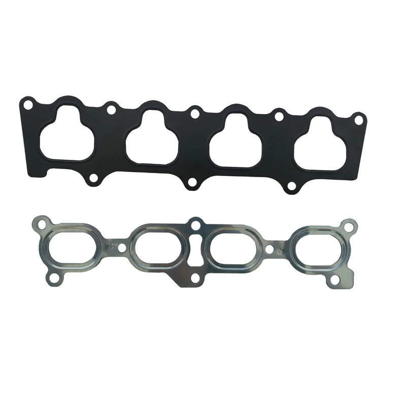 For MAZDA PROTEGE 16V DOHC ZM Intake And Exhaust Manifold shim 2PCS Engine Parts Gasket 13176500 13176400 |