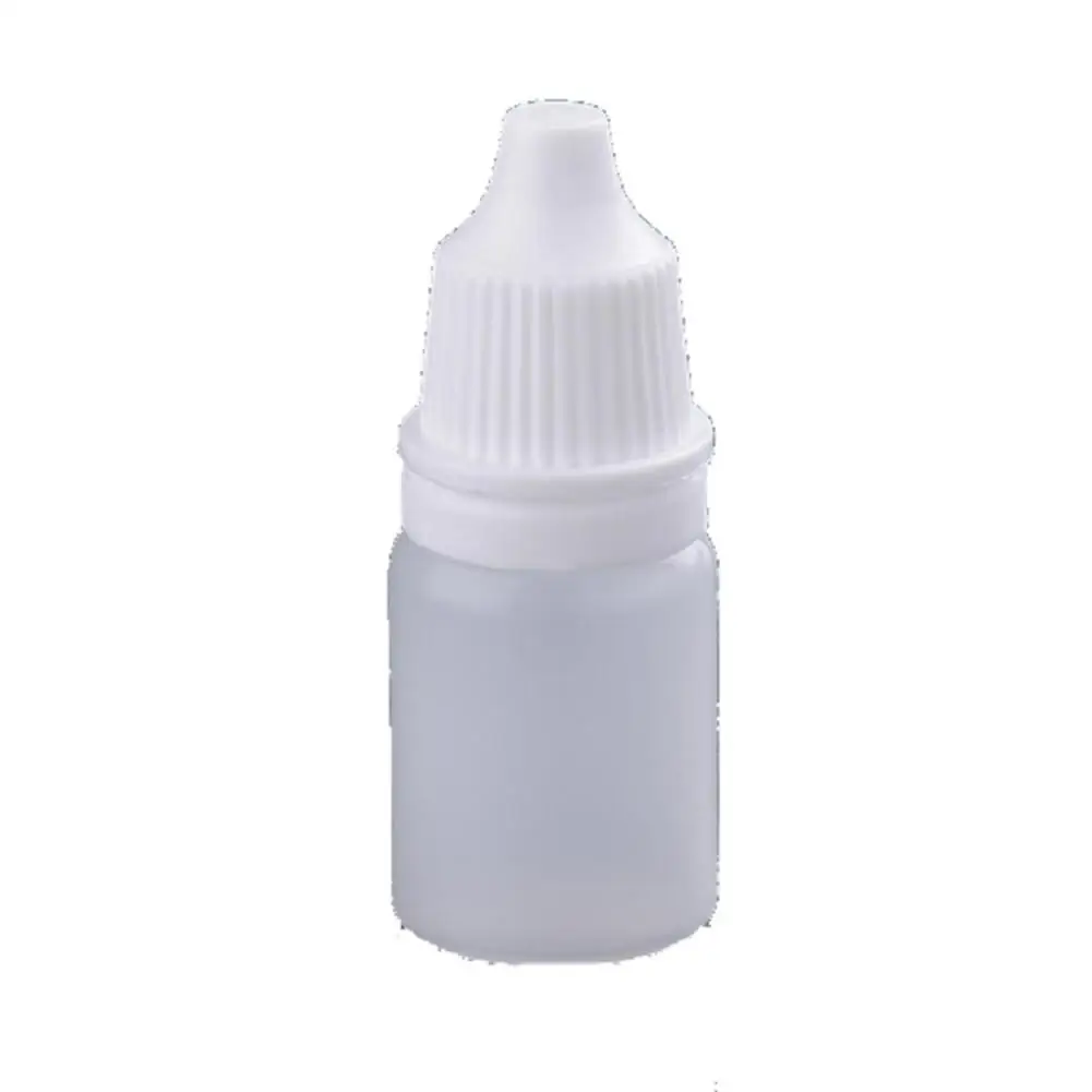 Белый 5 мл самозапечатывающийся пластиковый бутылка для жидкости маленькая