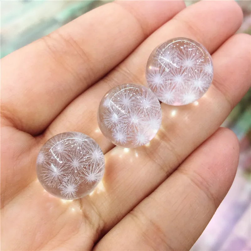 

Новое поступление натуральный белый кристалл лазер lucky snow ball DIY кулон ожерелье подарок 1 шт