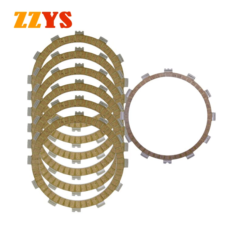 

Motorcycle Paper Based Friction Disc Clutch Plate Kit For Yamaha YZ250 YZ490 XVS650 Drag Star XVS 650 XSR700 YZ 250 490 XSR 700