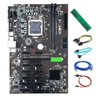 Комплект материнской платы для майнинга B250 BTC, LGA1151, поддержка 12 графики PCI-E16X с DDR4, ОЗУ 4 Гб, 2666 МГц, для майнинга биткоинов