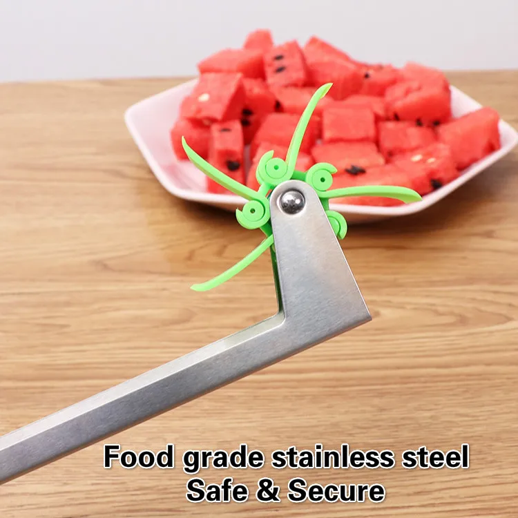 Creative Cutting Watermelon Artifact Windmill Cutter Stainless Steel Fruit Style | Дом и сад