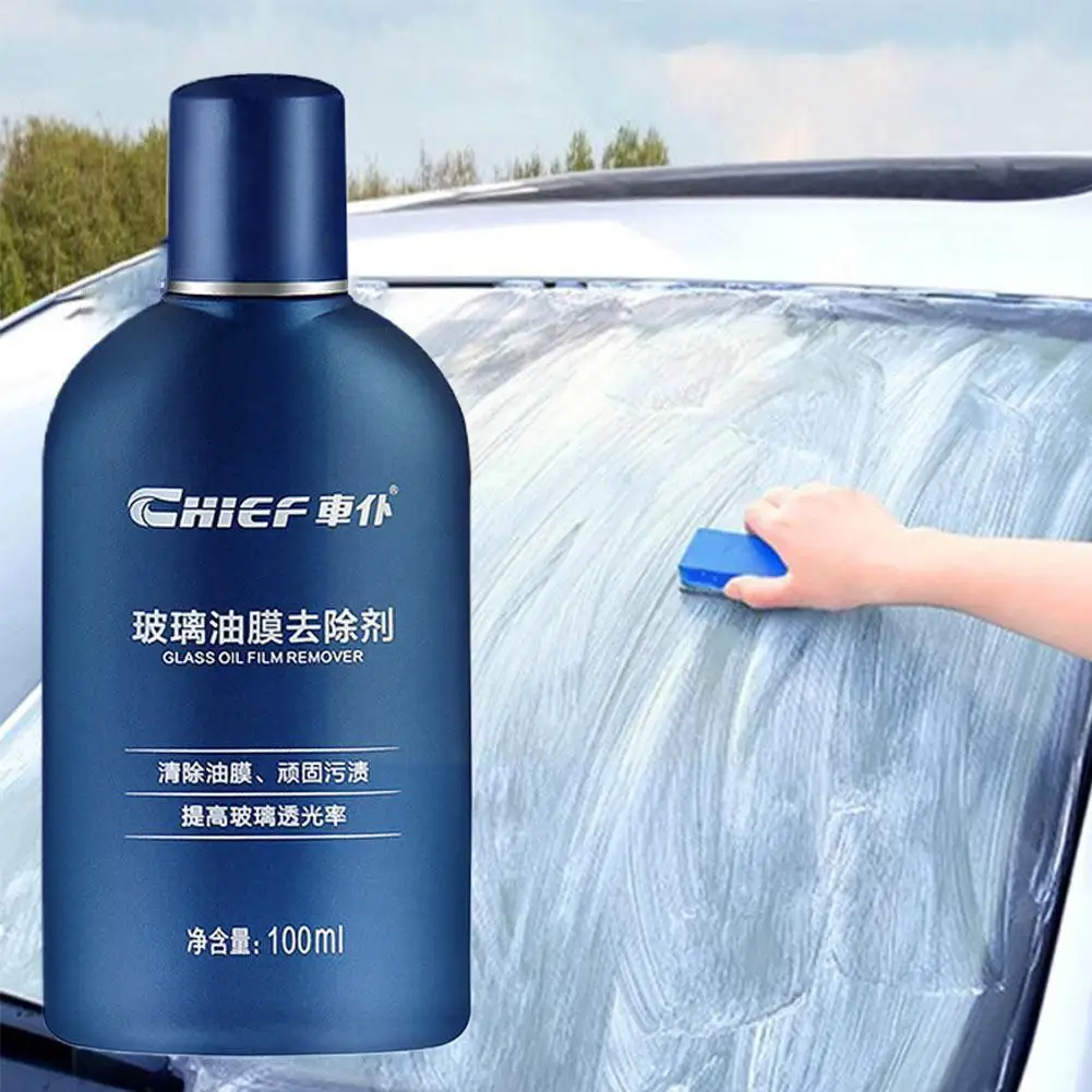 

100ml Auto Car Front Windshield Cleaning Paste Oil Film Remover Cleaner Automotive Glass Coating Agent Tools for Glass Univ Z2H6