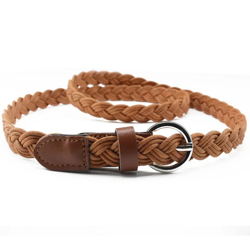 

2020 стиль; Новинка; В стиле ретро; В твист тканые женские декоративные часы с поясом, корректирующие фигуру; Тонкие детские повседневные Модн...