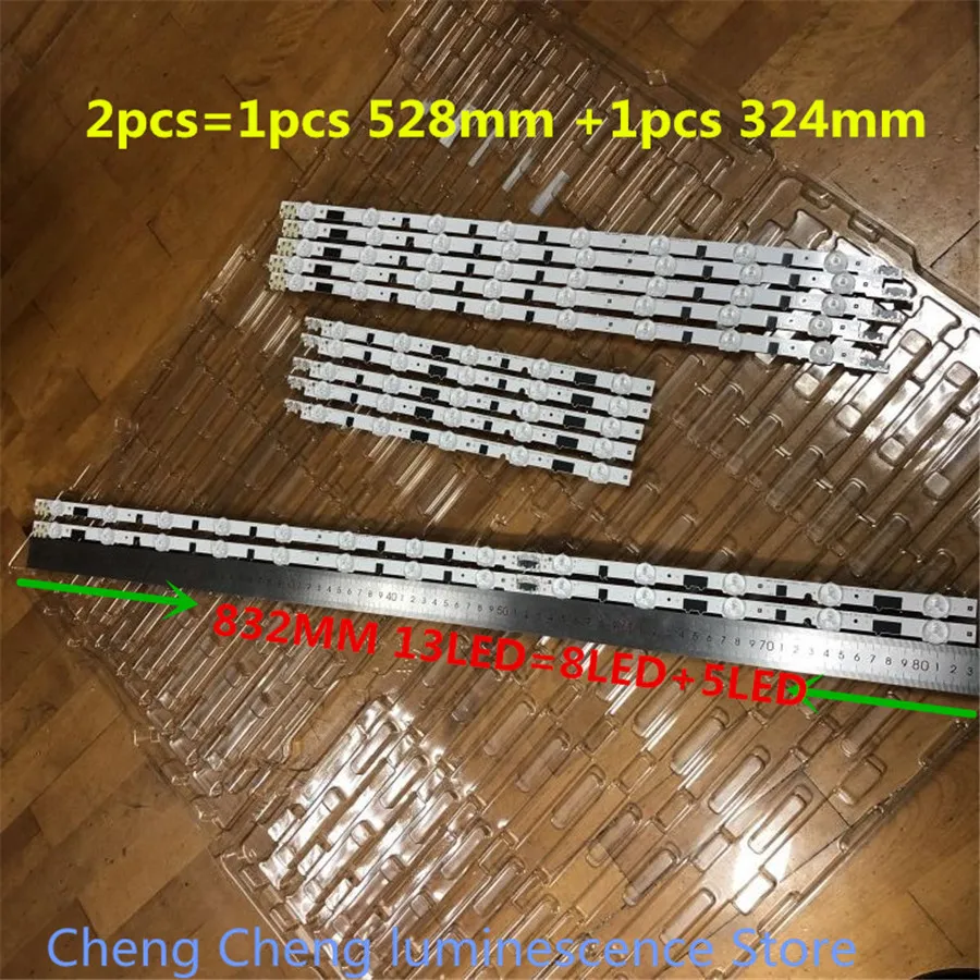 28PCS LED backlight strip Replacement for samsung UE40F5000 BN96-25520A BN96-25521A BN96-25304A BN96-25305A 100%NEW