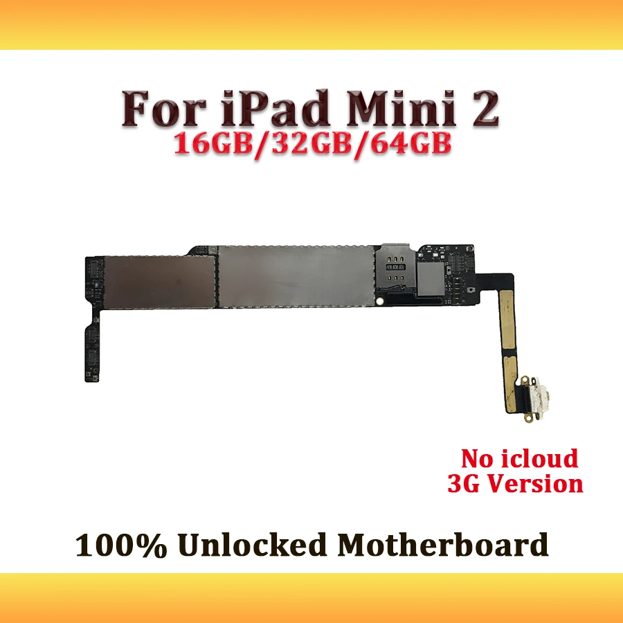 LISFG 100% разблокированная версия 3G материнская плата для iPad mini 2 Полная работа с