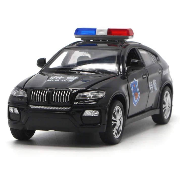 1:32 Toyota prado X6 F150 модель полицейского автомобиля из сплава патрульный вагон