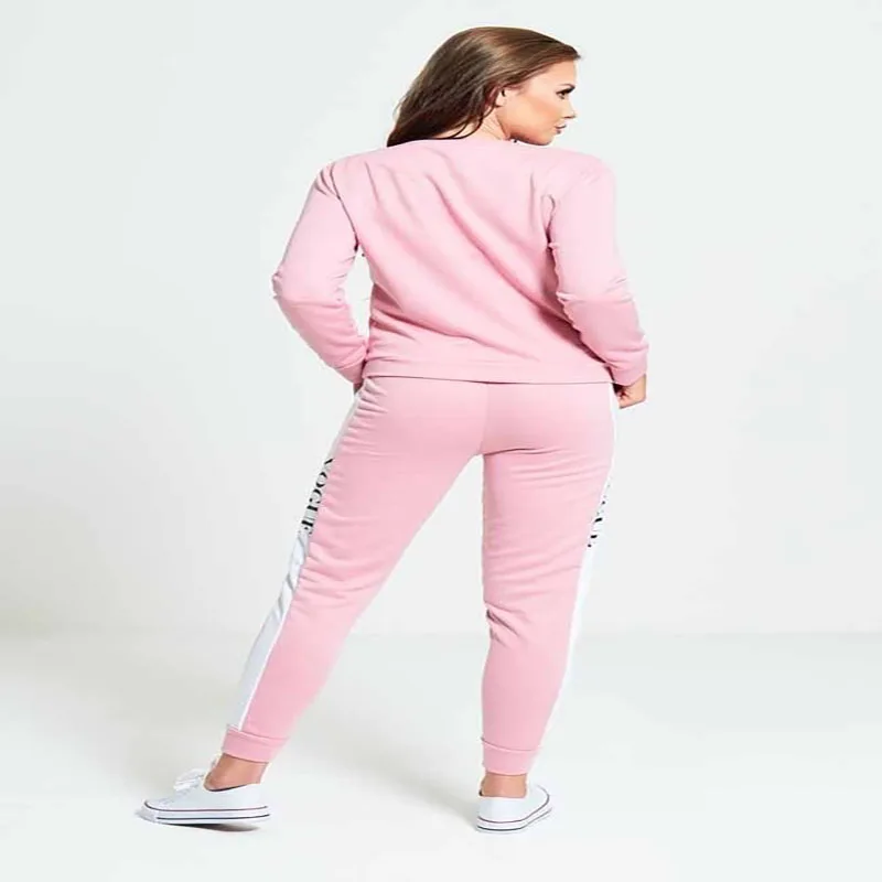 

Spring 2021 Women's Clothing Two Piece Set Women's Sweatshirt Sets Joggers Pant Suits Fashion Leisure Sports Suit Pullover Women