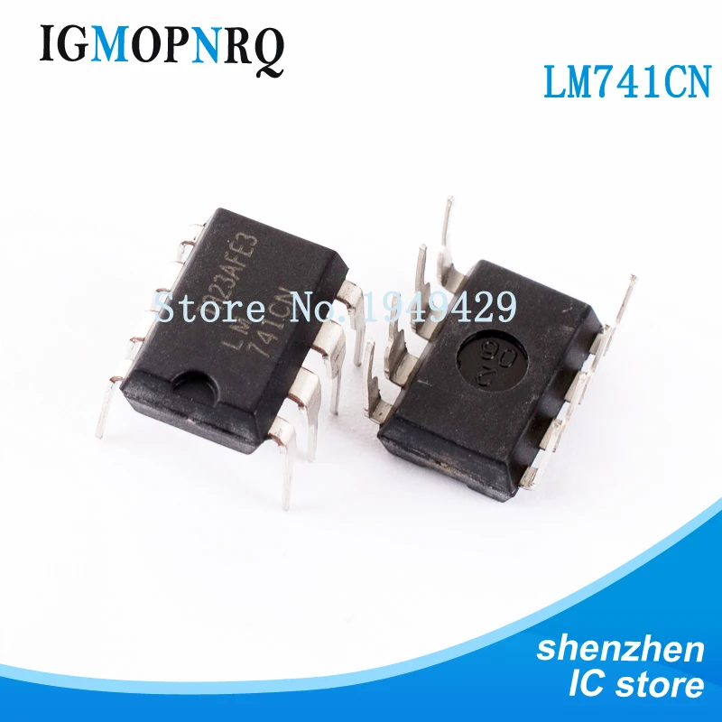 10 шт. LM741CN DIP8 LM741 LM741C операционный усилитель op 8 PDIP от 0 до 70 Новинка|op amp| |