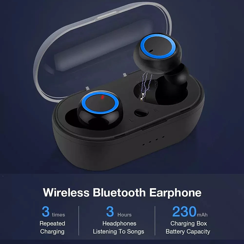 

New TWS 5.0 Bluetooth Earbud Wireless Headphones Sports Waterproof Earphones Noise Cancelling Music Headphones For Xiaomi Phone