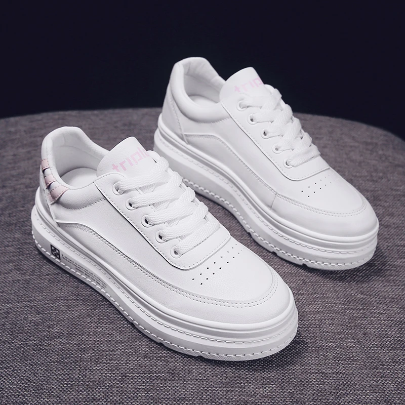 

New Women's Vulcanize Shoes,Women's Platform sneakers White Sneakers,Chunky Sneakers,Fashion comfort sneakers,Ladies Shoes