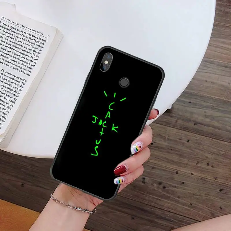 

cactus jack letter words Phone Case For Xiaomi Redmi note 7 8 9 t k30 max3 9 s 10 pro lite