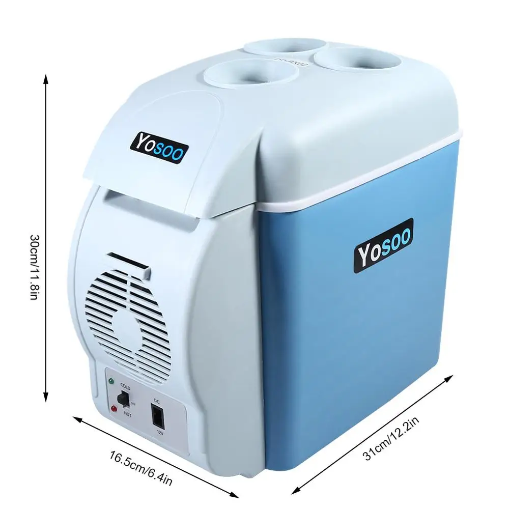 Портативный мини холодильник для автомобиля л охладитель 12 В кемпинга и