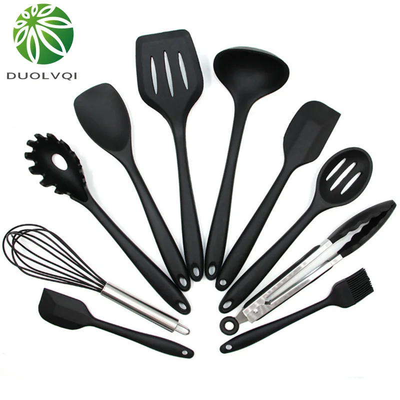 10 шт. антипригарные силиконовые кухонные принадлежности | Дом и сад