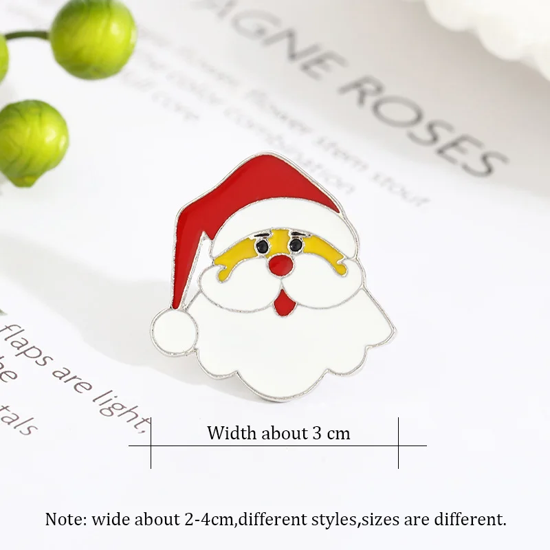 Эмалированная брошь в форме Санта Клауса рождественской елки | Украшения и