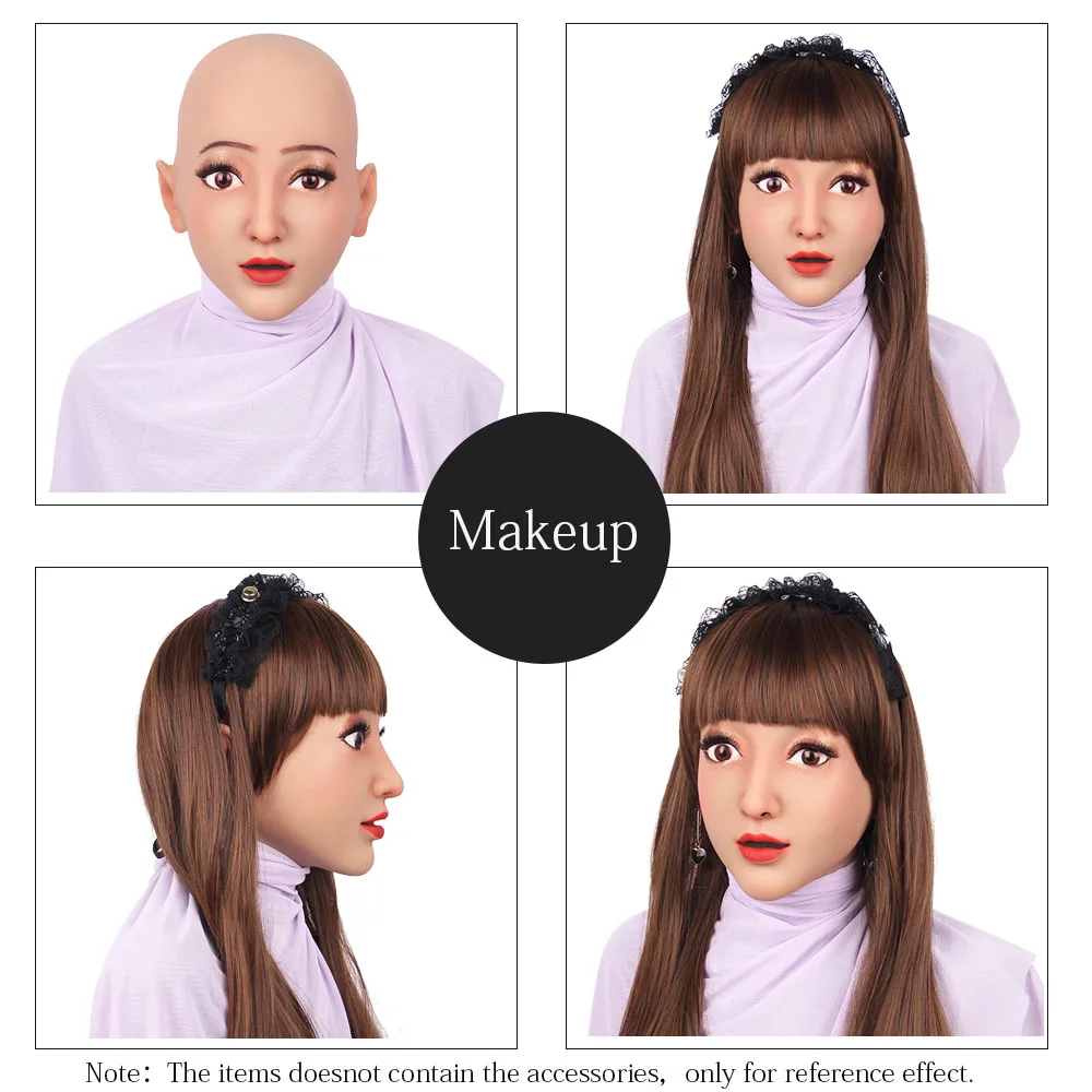 Мягкая силиконовая женская маска Клэр Реалистичная из кожи человека для