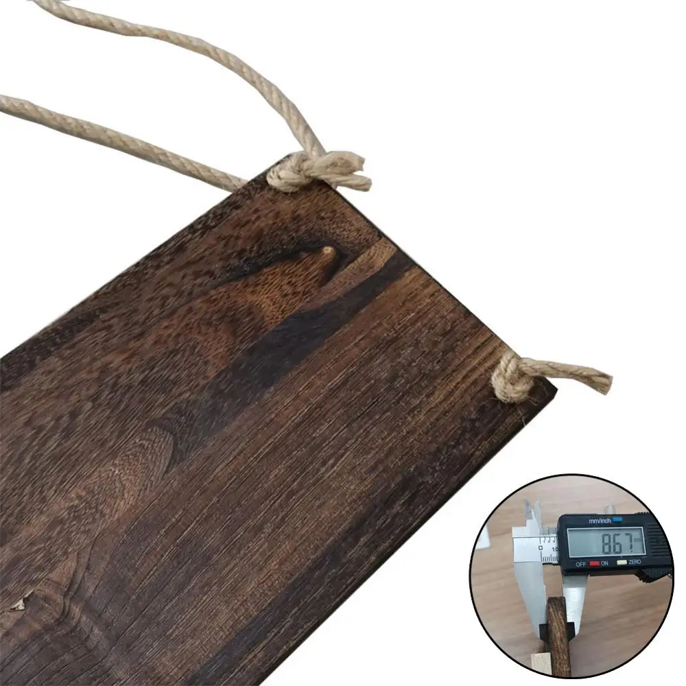 

Hanging Storage Rack Wall Rope Hanging Shelf Nordic Wooden Retro Wall Mounted Organizer for Bedroom Living Room Kitchen Office