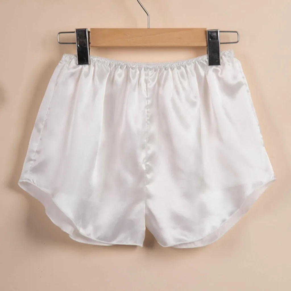 Новые удобные женские шорты модная атласная пижама боксеры pantalon corto mujer verano #