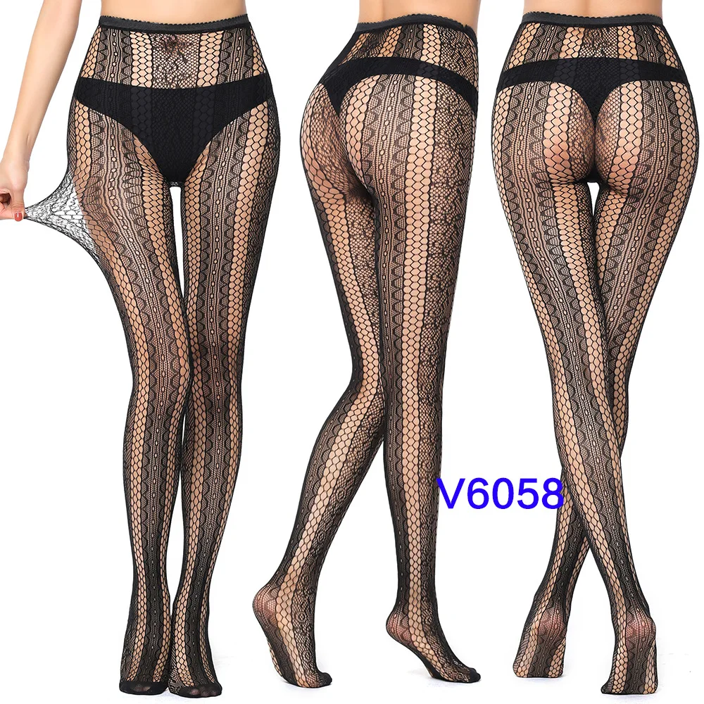 1 шт. новые сетчатые ажурные женские сексуальные колготки шелковые чулки с