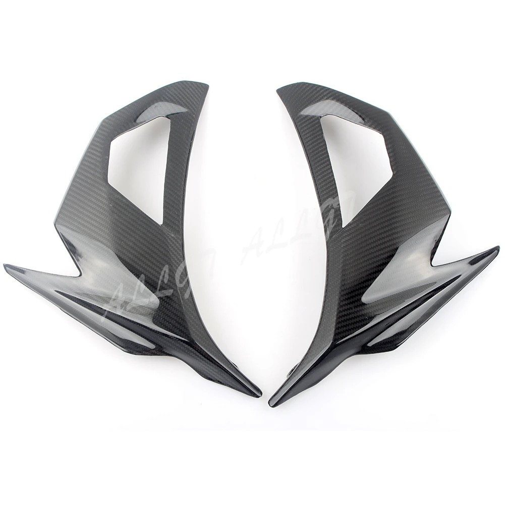 Боковой светильник покрытие обтекателя защита хомута 3K углеродное волокно