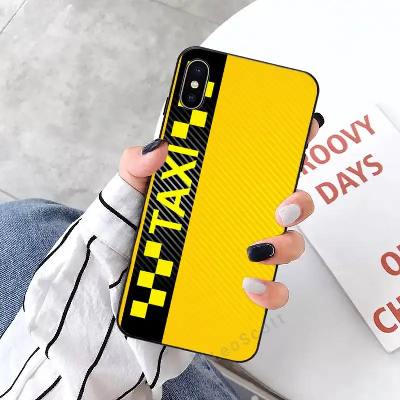 

Taxi-background Phone Case for iPhone 11 12 mini pro XS MAX 8 7 6 6S Plus X 5S SE 2020 XR