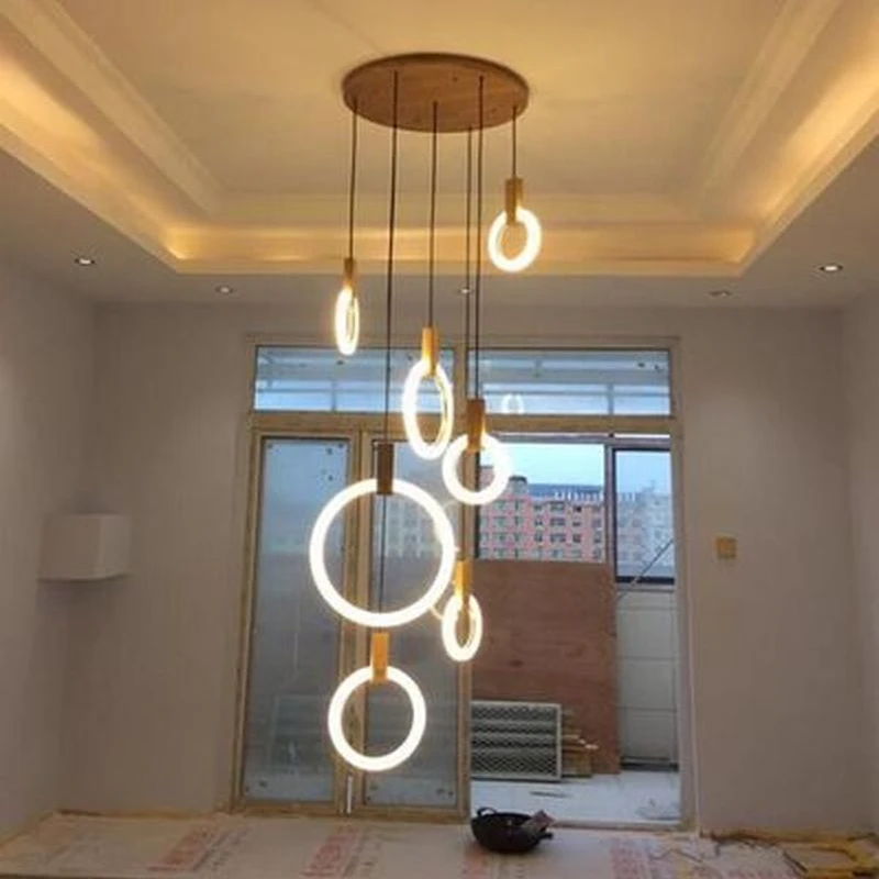 Современный подвесной светильник освещение для столовой s щение лестницы