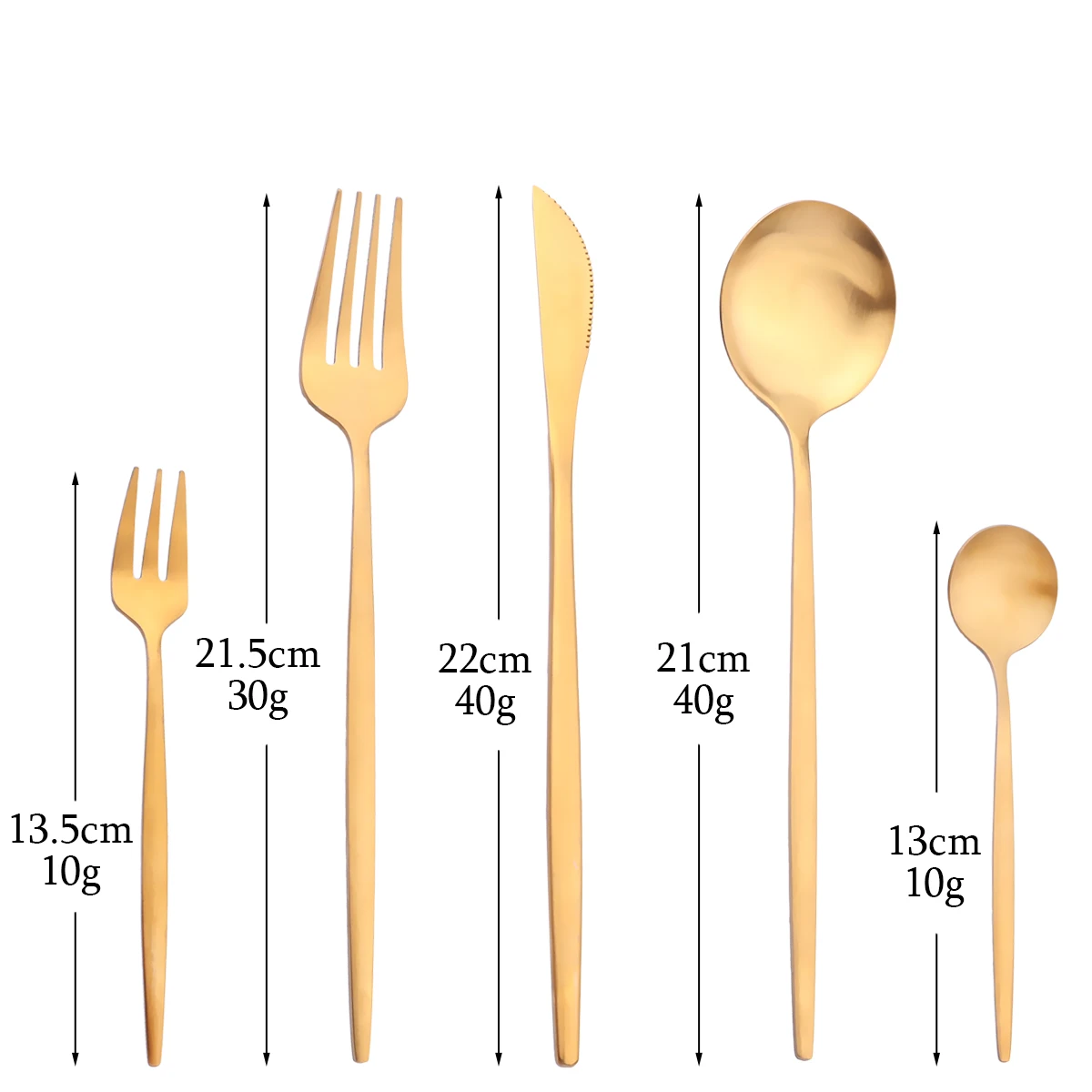 16Pcs Red Gold Cutlery Stainless Steel Set Knives Fork Coffee Spoon Dinnerware Matte Flatware Silverware Party Tableware | Дом и сад
