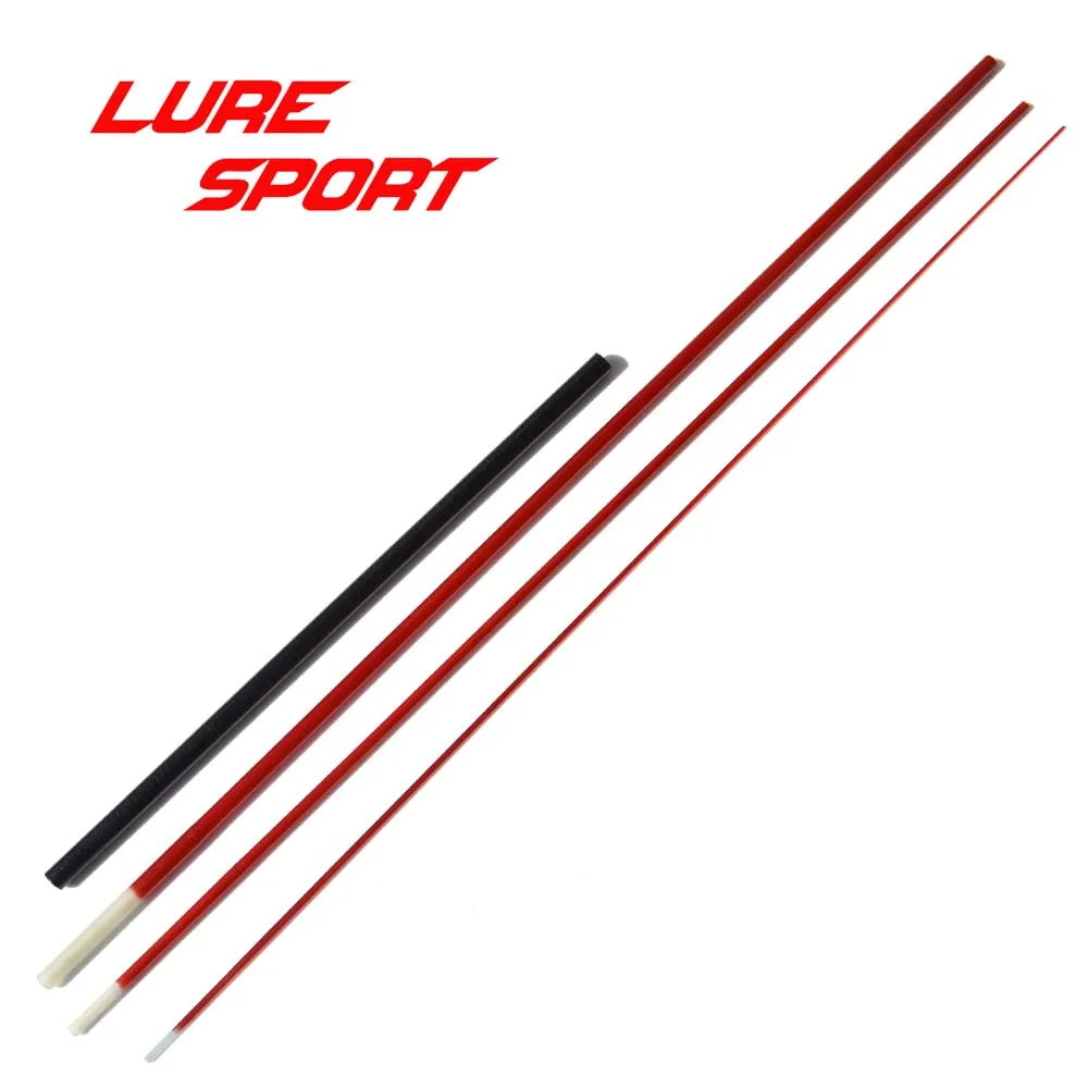 LureSport 2 set Transparent Hollow GlassFiber 1.2m 3sections1.4m 4sections UL blank Rod building components Repair DIY Accessory - купить по