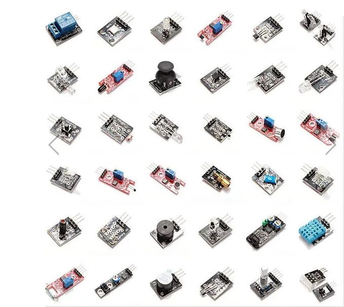 Комплект платы сенсорного модуля 37 в 1 для Arduino и MCU образовательных пользователей