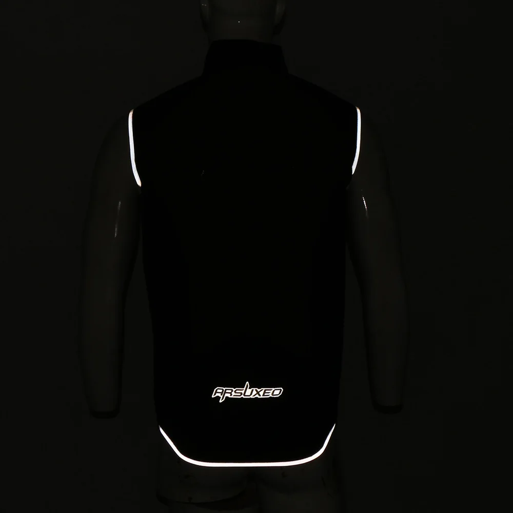 Новинка 2020 ARSUXEO жилет для велоспорта ветрозащитный водонепроницаемый MTB