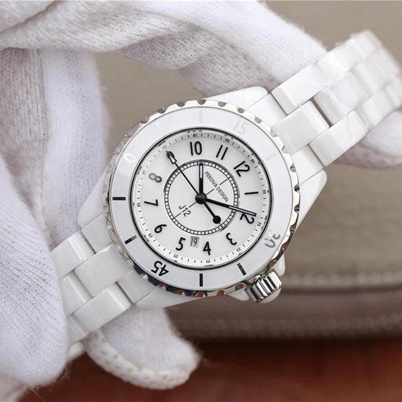 2021 Новый Керамика часы Для женщин классические Кварцевые лучший бренд класса