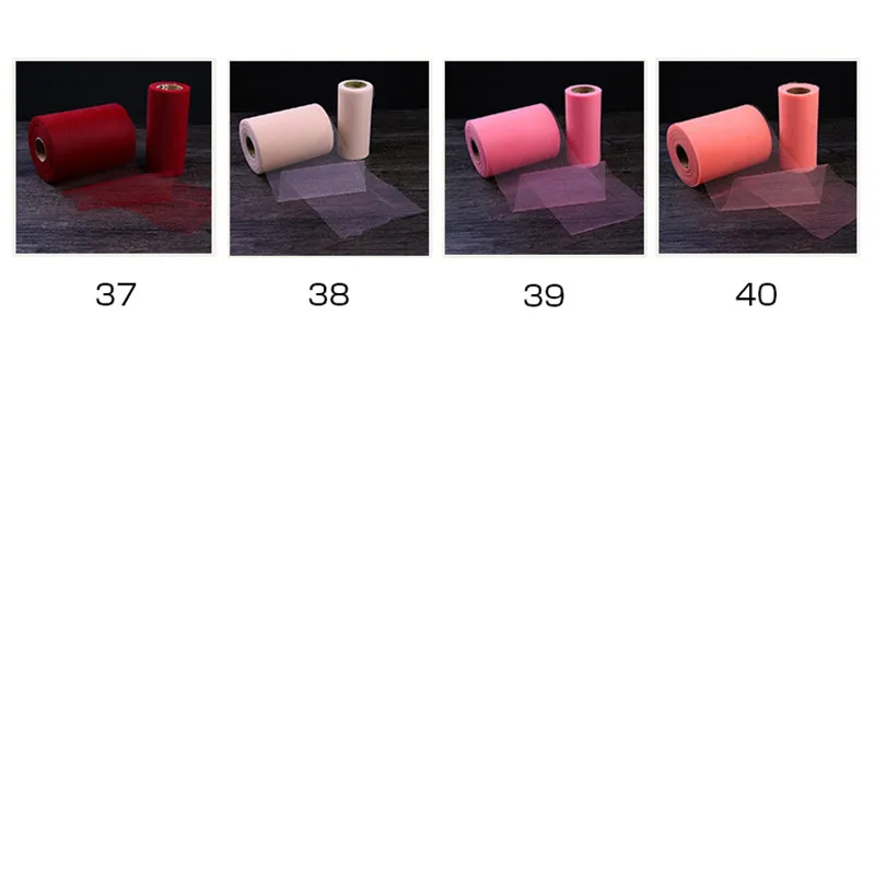 25 ярдов/партия 5 см Тюль в рулонах ткань катушка ремесла украшение для вечеринки