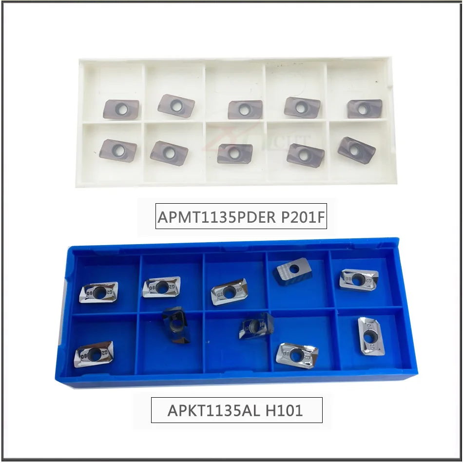 10 шт. APMT1135PDER H2/M2 P201F 1135 R0.8 лезвие карбидная фреза внешняя токарные инструменты