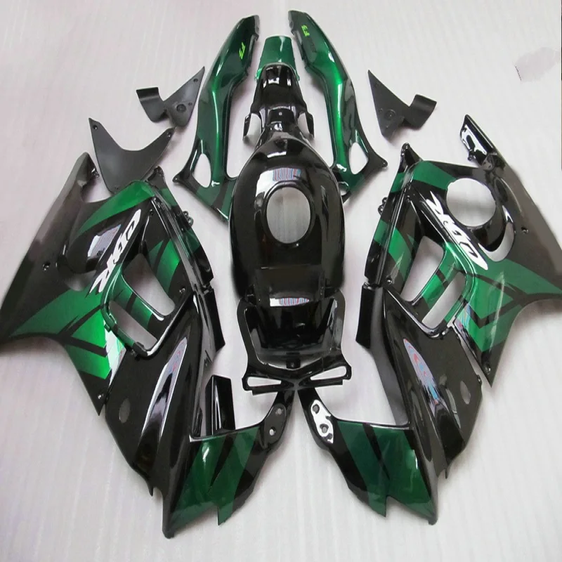 

Motorcycle Fairing Kit for HD CBR600F3 97 98 CBR600 F3 CBR 600F3 1997 1998 ABS Hot sales black green Fairings set