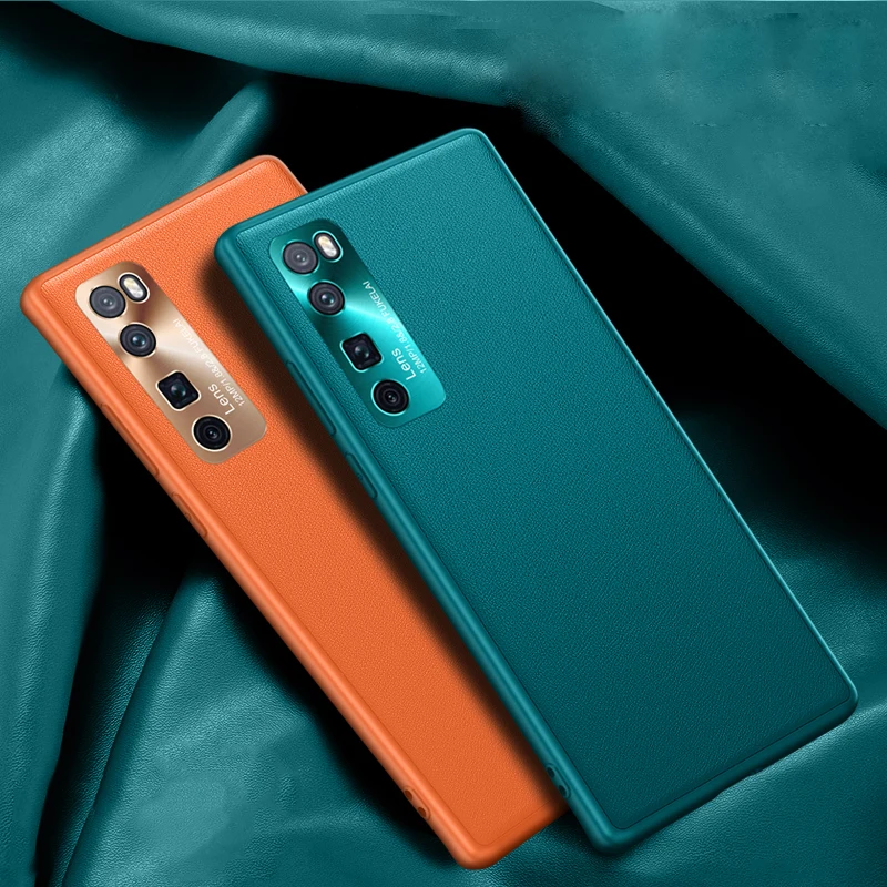 Чехол для телефона Huawei P30 P40 pro Mate 20 30 honor 30s v30 nova 7 7se роскошный кожаный чехол
