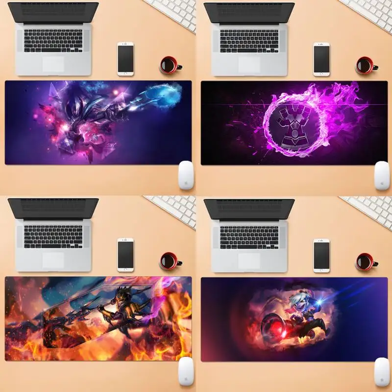 

League Of Legends Hero Laptop Gaming Mice Mousepad Large Gaming Laptop XL Non-slip Rubber Office Computer Mouse Pad
