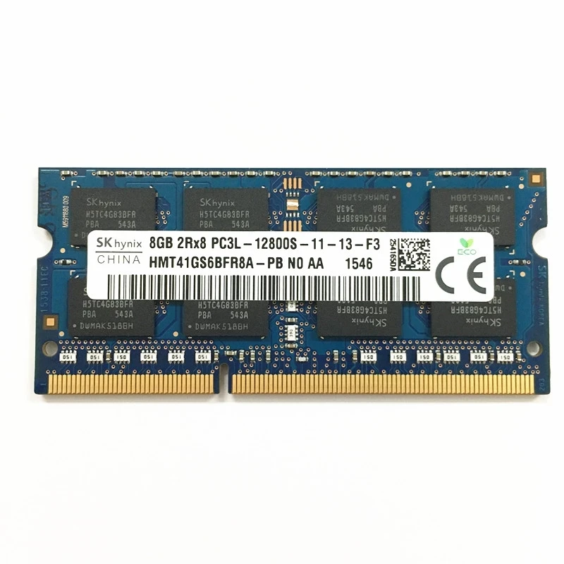 Память для ноутбука Rams Sk hynix память DDR3 RAMS 8 Гб 2RX8 PC3L 12800S 1600 МГц 1 35 в ddr3|Оперативная