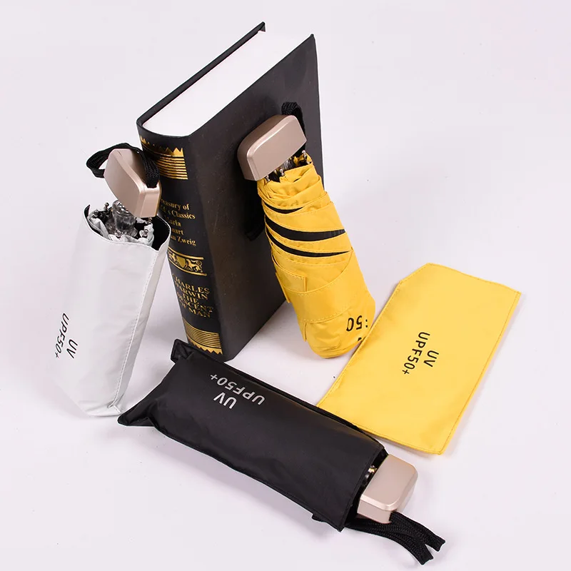 

Pocket Umbrella Small Cartoons Sun Umbrella Easy To Carry Academy for Rain Women Student Waterproof Folding Umbrella