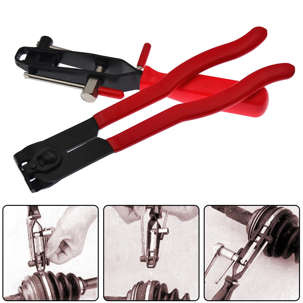 

CV шарнирные зажимные плоскогубцы обвязка для автомобиля ручной инструмент обвязка шаровой клетки удаление CV полувала обвязки зажимы для о...