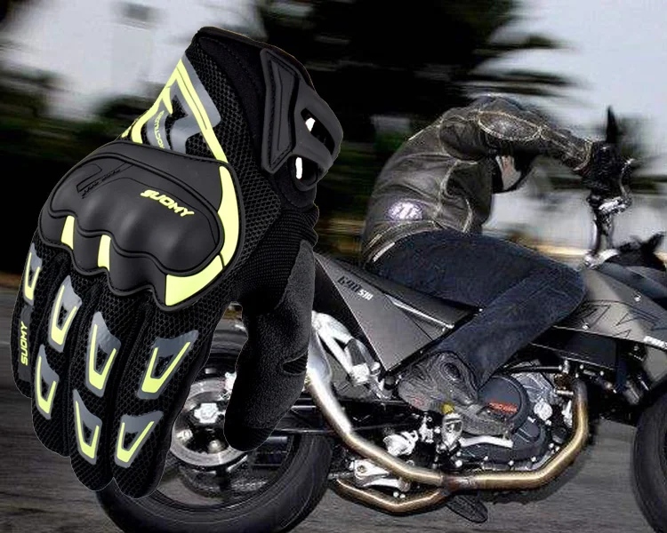 Перчатки для езды на мотоцикле дышащие сетчатые ударопрочные сенсорных экранов